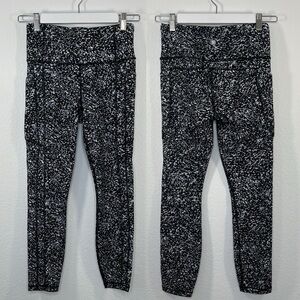 Athleta Ultimate‎ Stash Pocket Capri Printed size Small Activewear